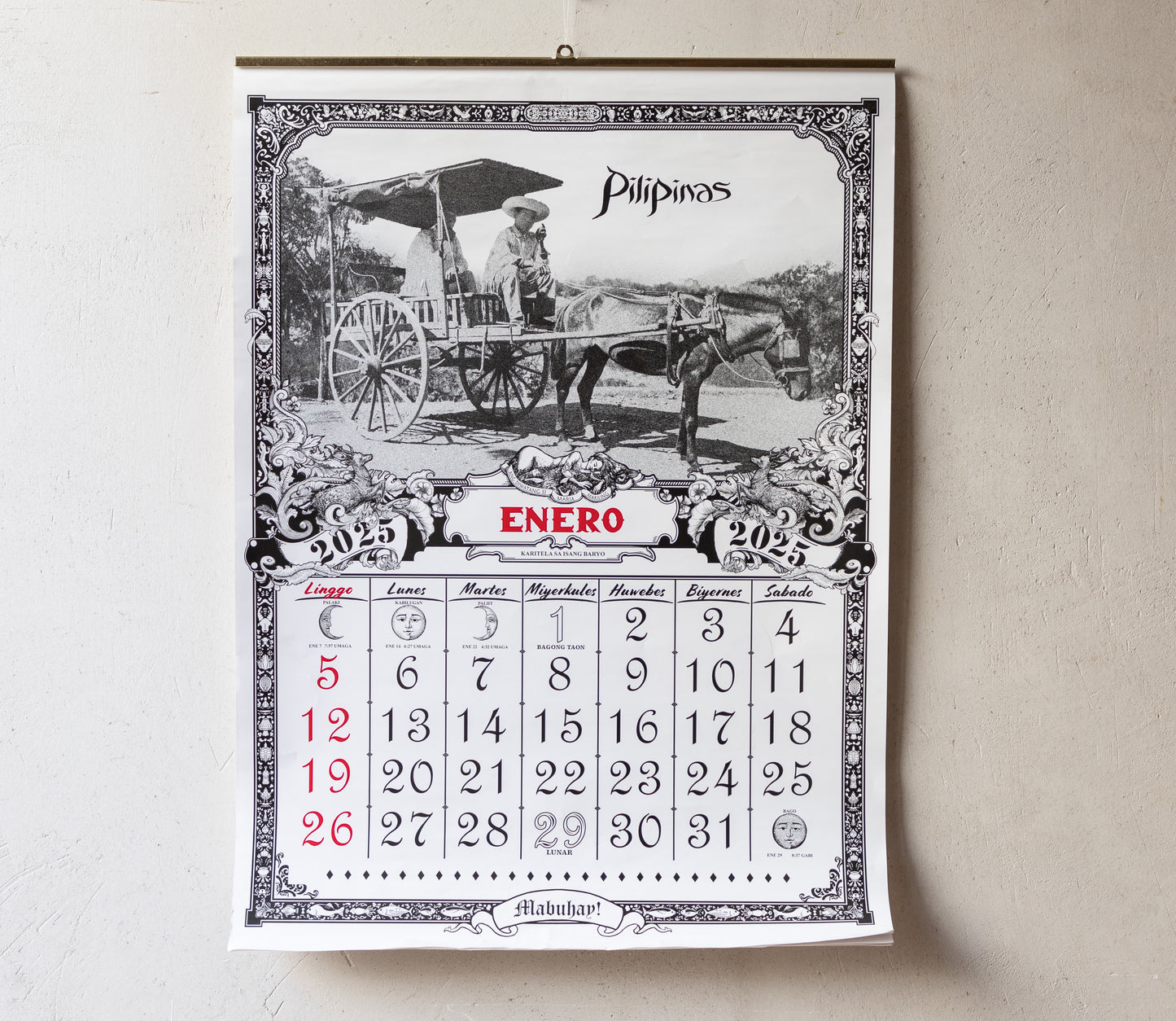 2025 Philippines Calendar / Kalendaryo Pilipinas